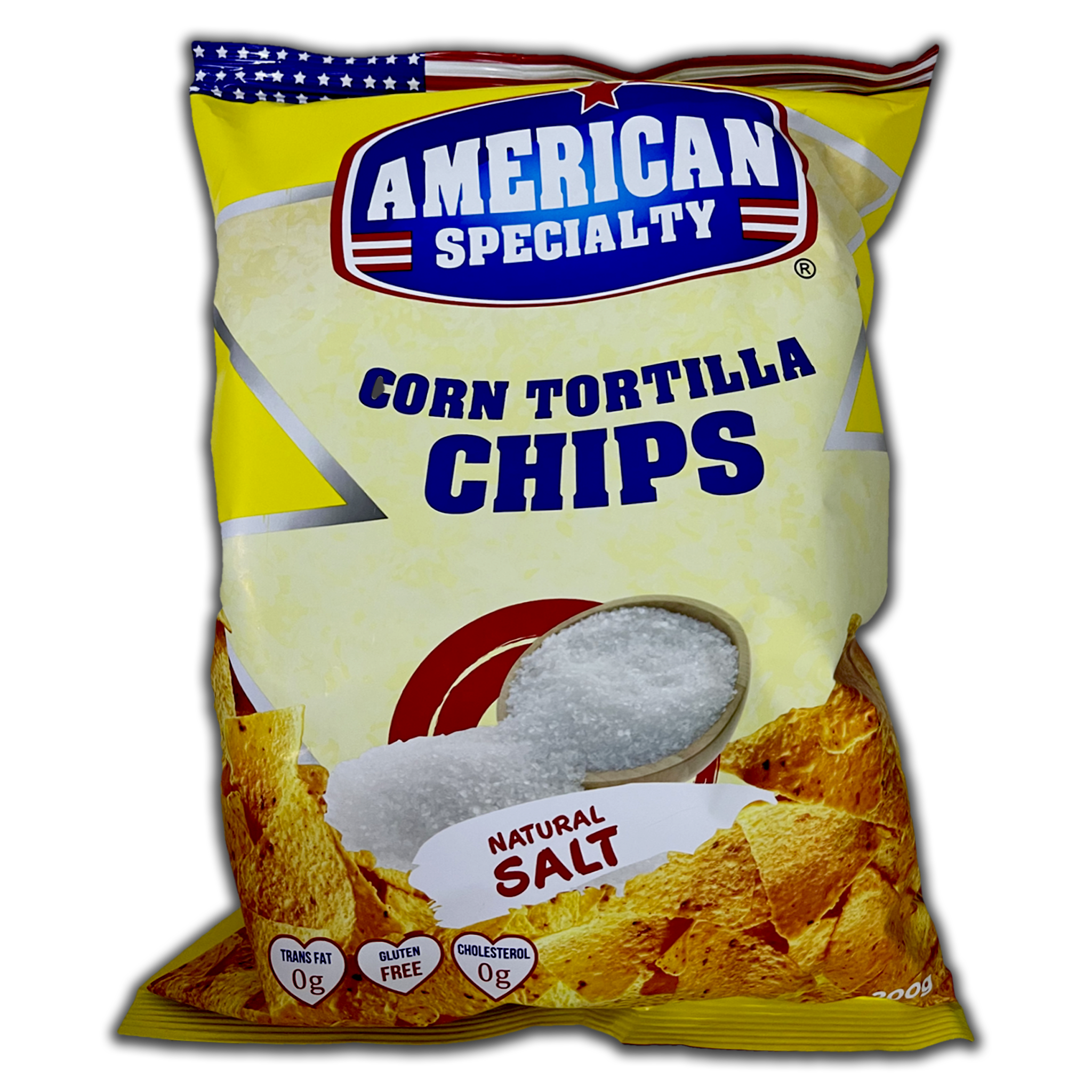 American Corn Tortilla Chips Natural Salt Flavor 200g