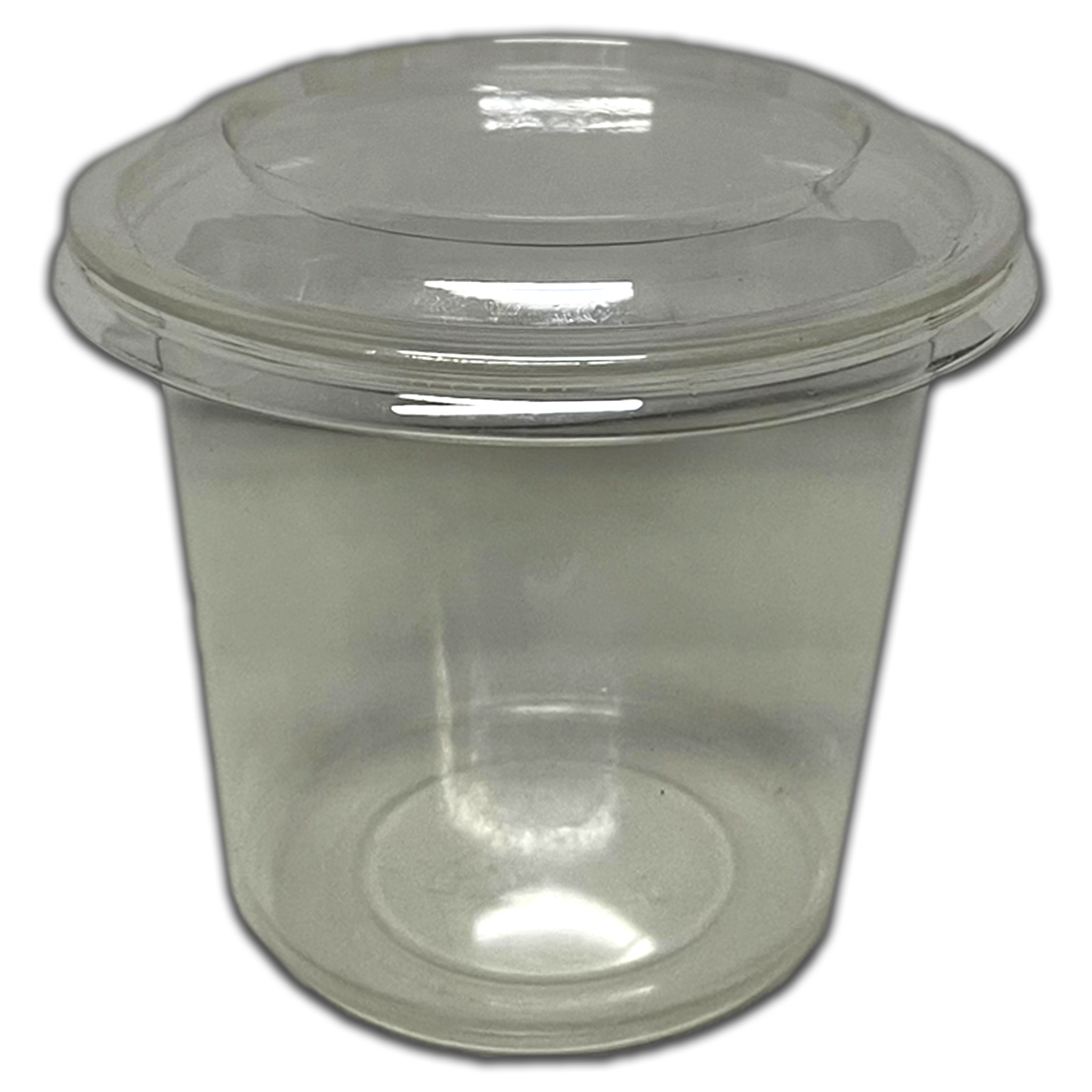 Clear Pet Jelly Cup 10 OZ With Lid 1X50