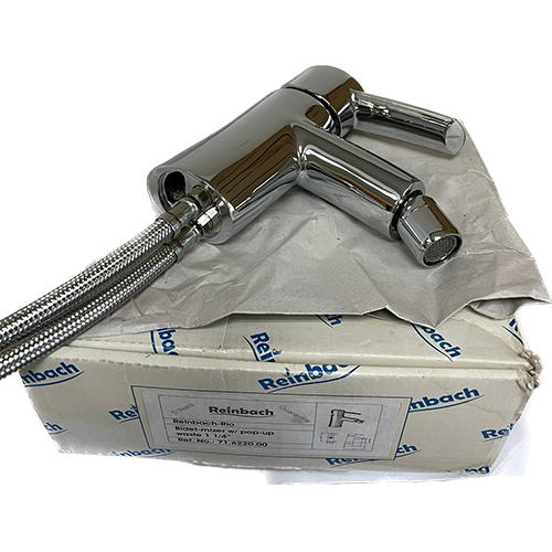Reinbach Rio Bidet Mixer with popup waste 1 ¼" 71.6220.00