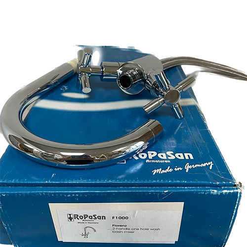 Ropasan F1000 Florenz 2 Handle 1 Hole Wash Basin Mixer