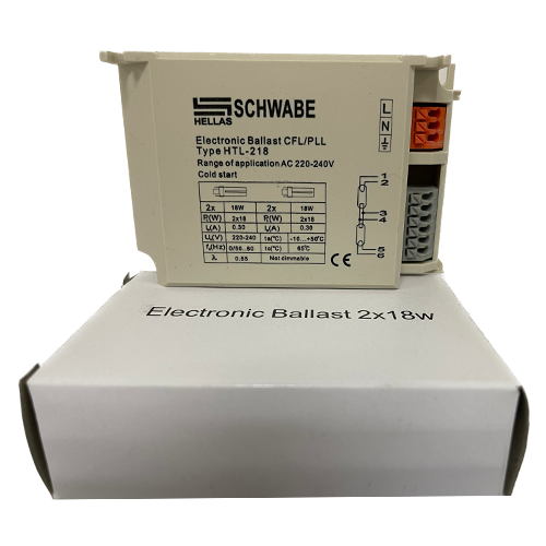 Schwabe Electronic Ballast CFL/PLL 2X18W