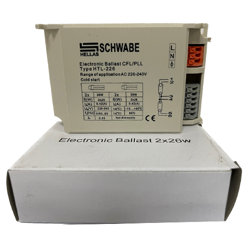 Schwabe Electronic Ballast CFL/PLL 2X26W